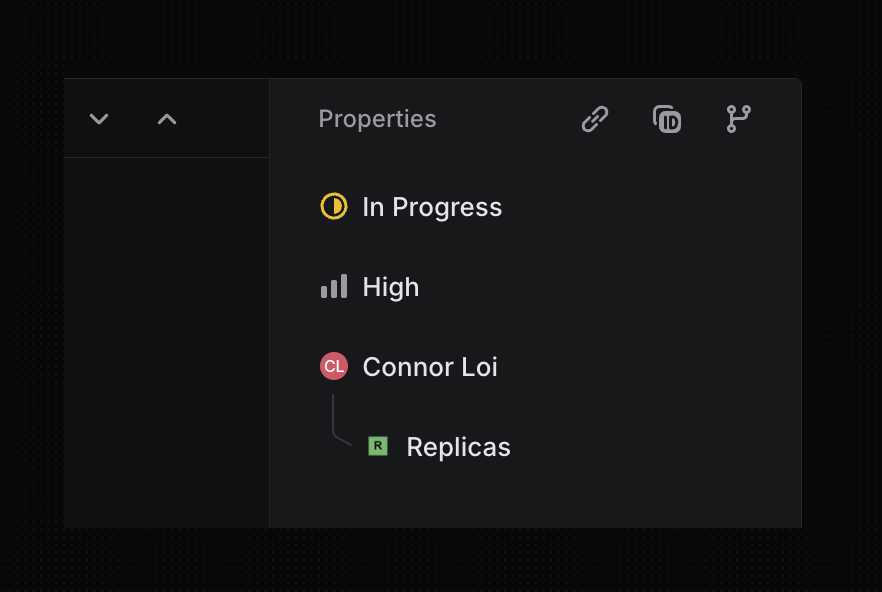 Assigning an issue to Replicas in Linear